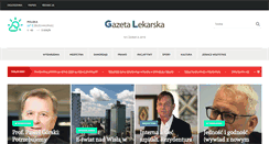 Desktop Screenshot of gazetalekarska.pl